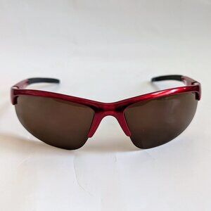 NWT Vintage 90's Sun Wrap Semi-Rimless Sporty Sunglasses (S. Red)